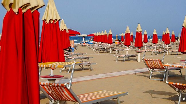 Spiaggia della Riviera Romagnola
