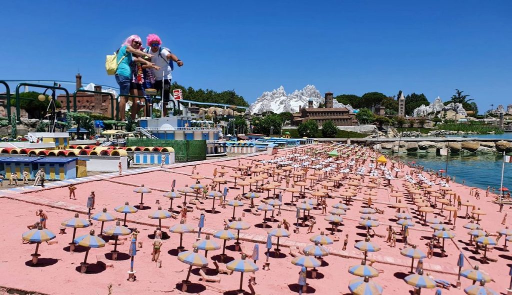 Spiaggia Rosa alla Minitalia di Rimini