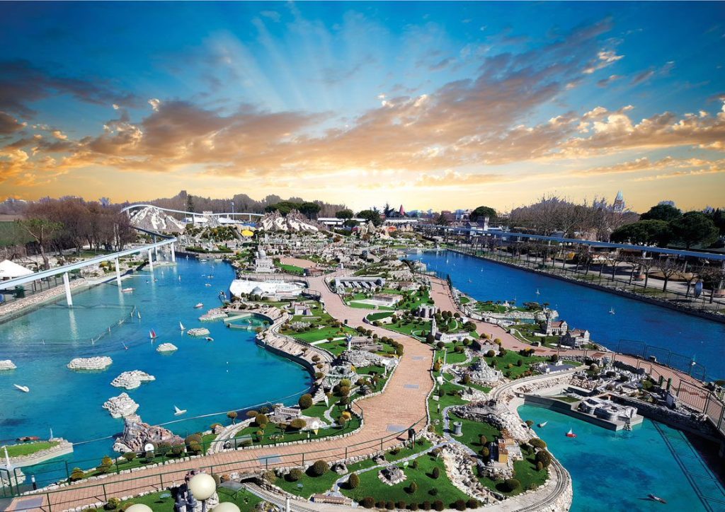 Vista panoramica della Minitalia di Rimini