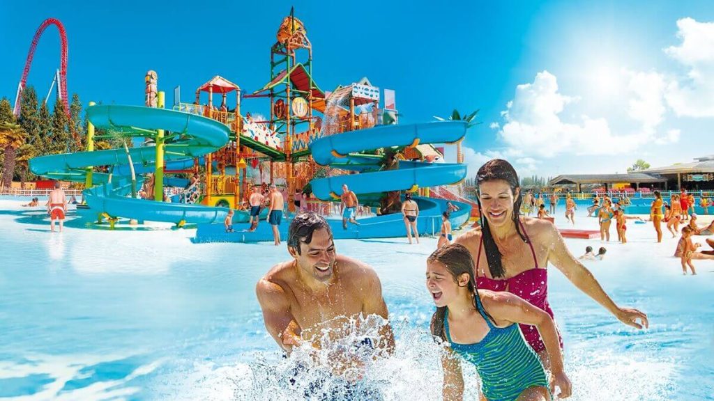 Playground El Castillo nel parco acquatico MiraBeach di Mirabilandia