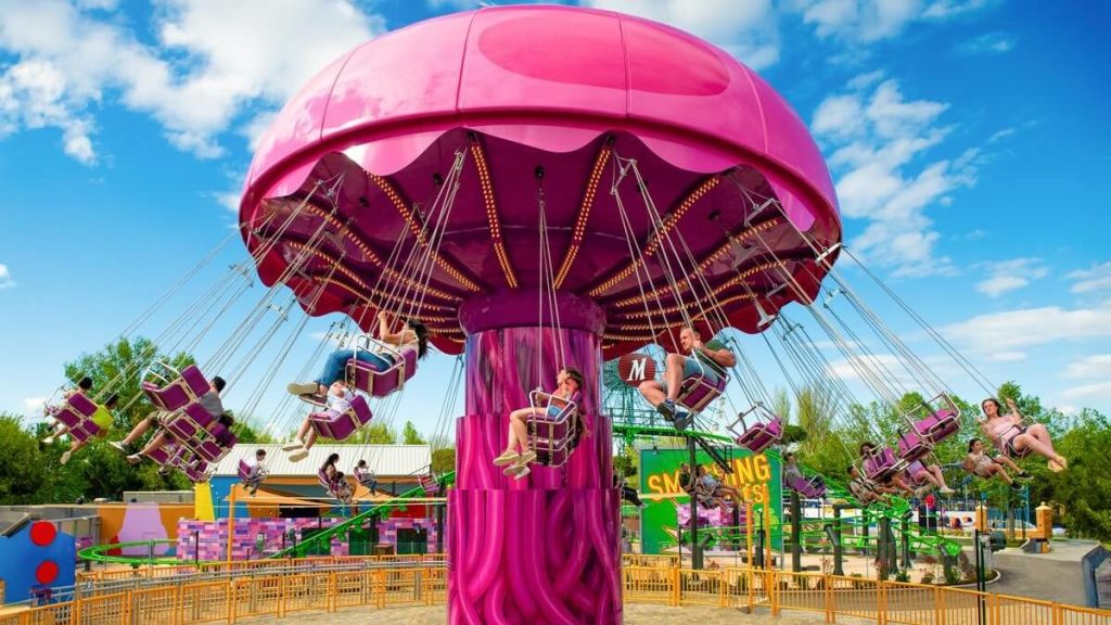 Giostra catene a Nickelodeon Land, novità 2025 di Mirabilandia