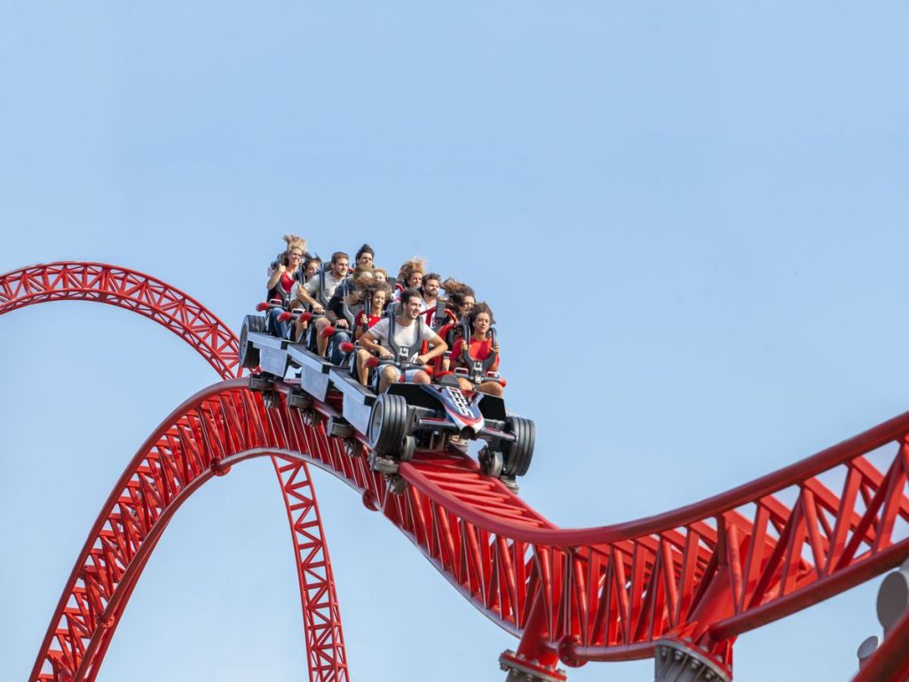 Montagne russe iSpeed di Mirabilandia